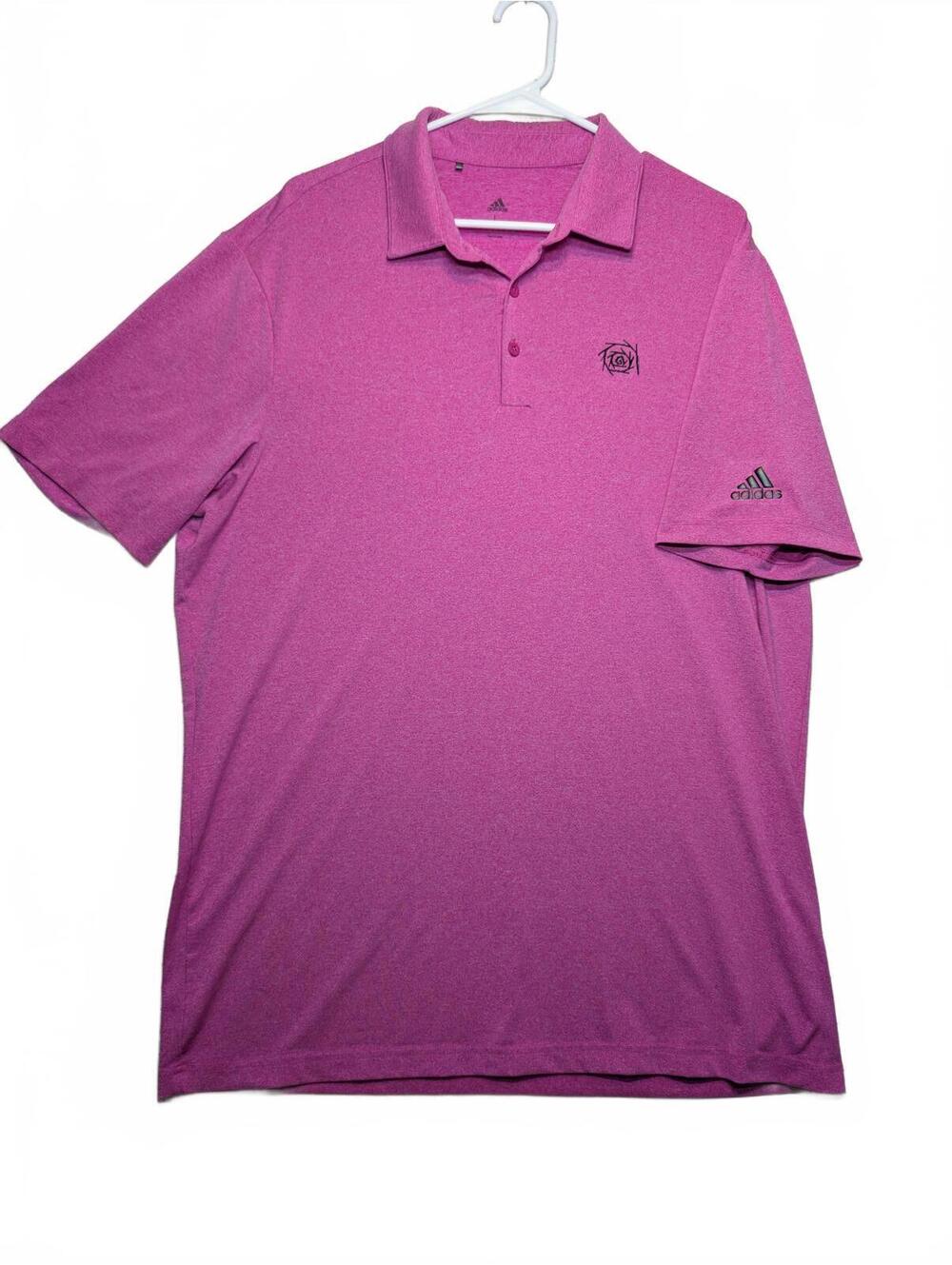 Adidas Performance Polo Shirt Short Sleeve Athletic Golf Mens Large